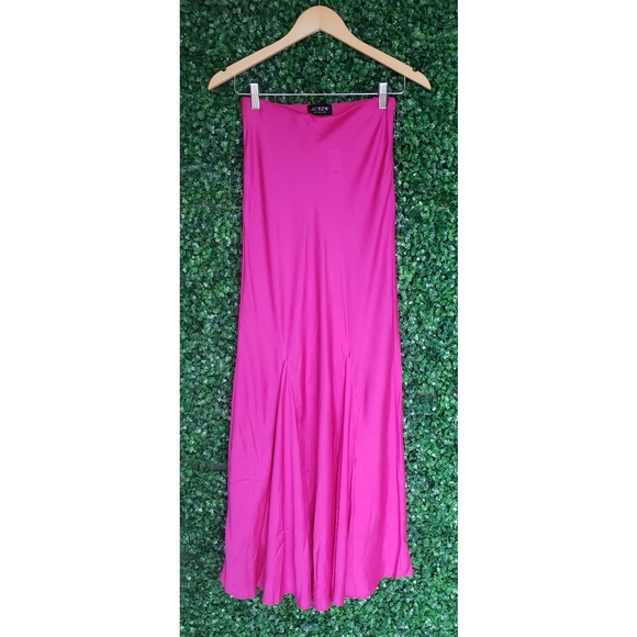 J.Crew Collection drapey slip skirt in featherweight satin - Picture 8 of 12